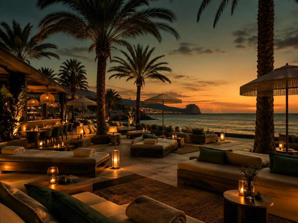 Beach clubs atmosphere